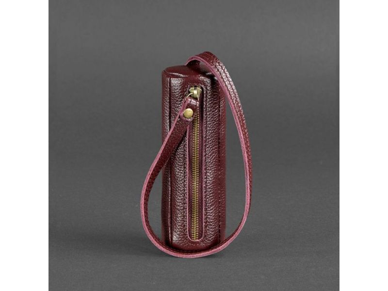 Женская кожаная ключница 3.0 Тубус Марсала, фото 4