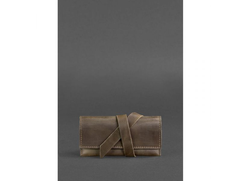 Кожаный кисет для табака 1.0 темно-коричневый, фото 1