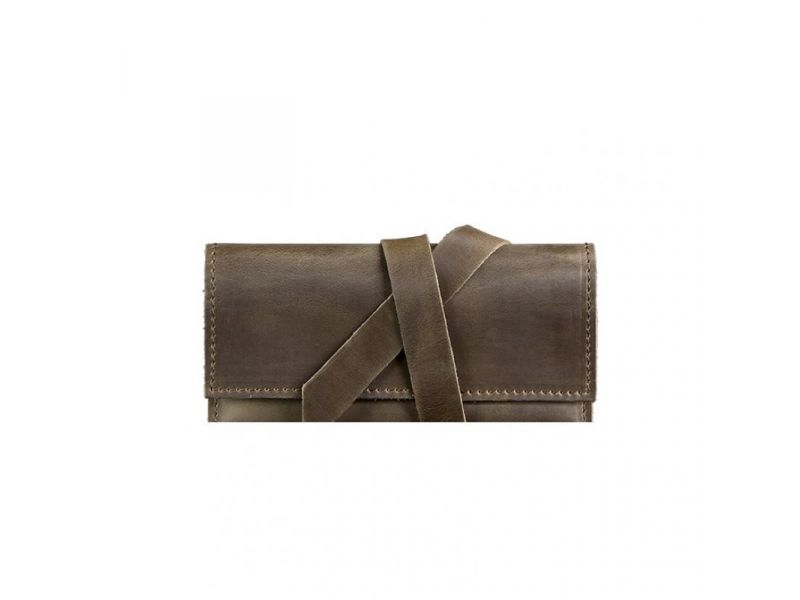 Кожаный кисет для табака 1.0 темно-коричневый, фото 6