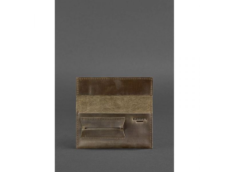 Кожаный кисет для табака 1.0 темно-коричневый, фото 3