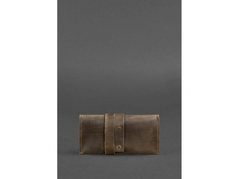 Кожаный кисет для табака 1.0 темно-коричневый, фото 4