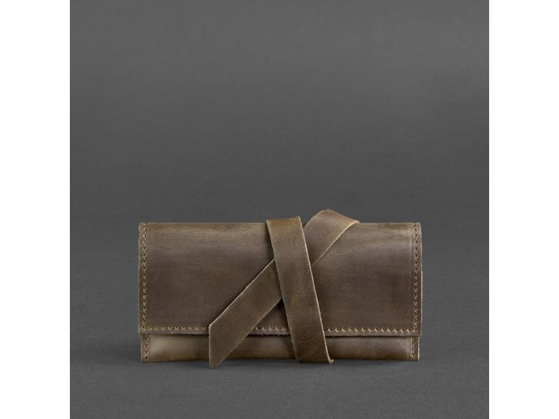 Кожаный кисет для табака 1.0 темно-коричневый, фото 5