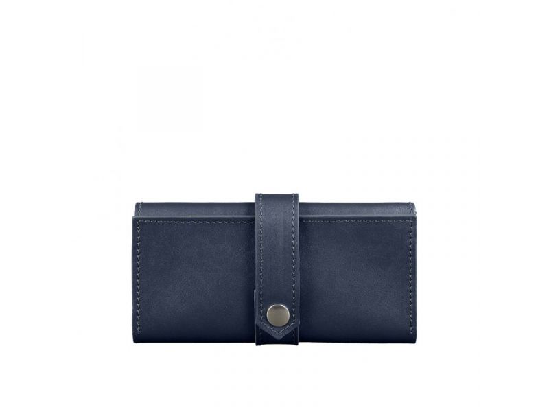 Кожаное портмоне 3.0 темно-синее, фото 6