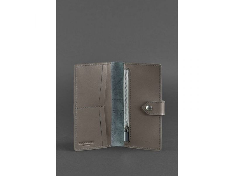 Кожаное женское портмоне 3.1 темно-бежевое Краст, фото 3