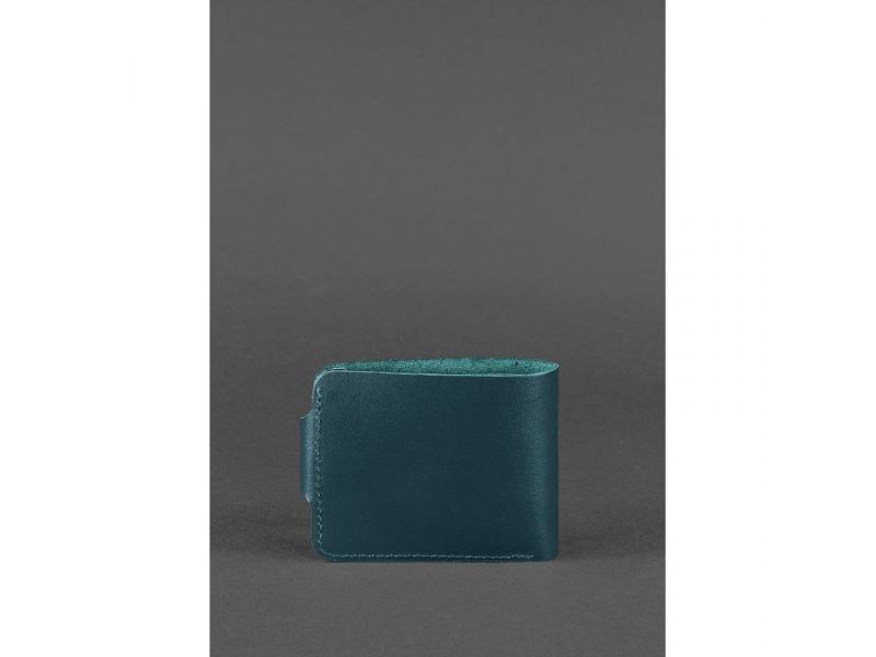Кожаное портмоне 4.3 зеленое, фото 4