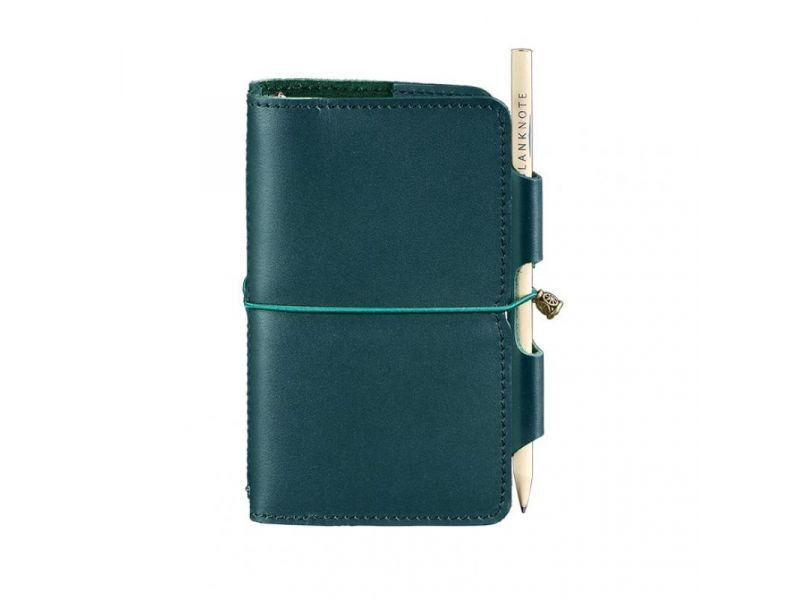 Кожаный блокнот (Софт-бук) 3.0 зеленый, фото 6