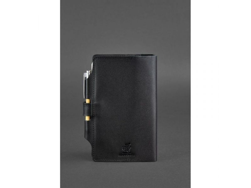 Кожаный блокнот (Софт-бук) 4.0 черный, фото 5