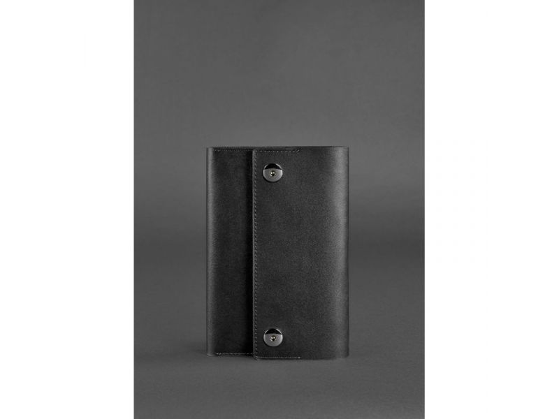 Кожаный блокнот (Софт-бук) 5.0 черный, фото 1