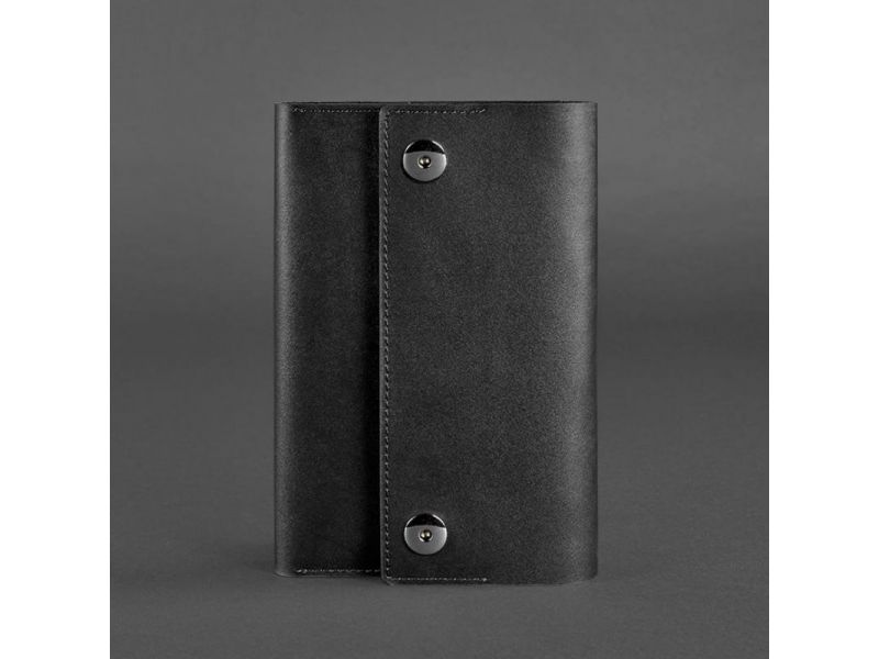 Кожаный блокнот (Софт-бук) 5.0 черный, фото 6