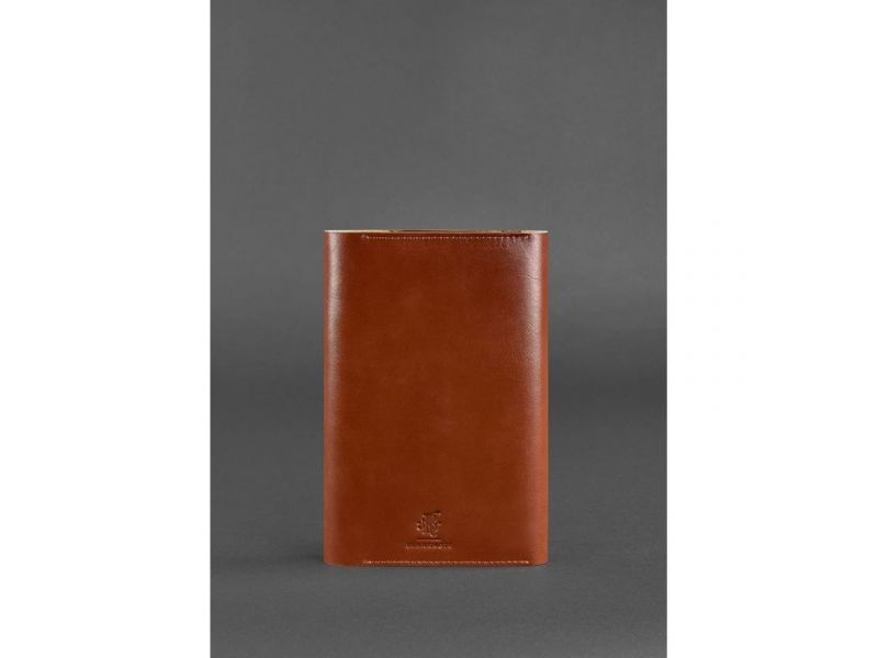 Кожаный блокнот (Софт-бук) 5.0 светло-коричневый, фото 5