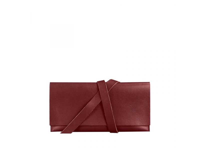 Кожаный тревел-кейс Voyager 1.0 Krast бордовый, фото 5