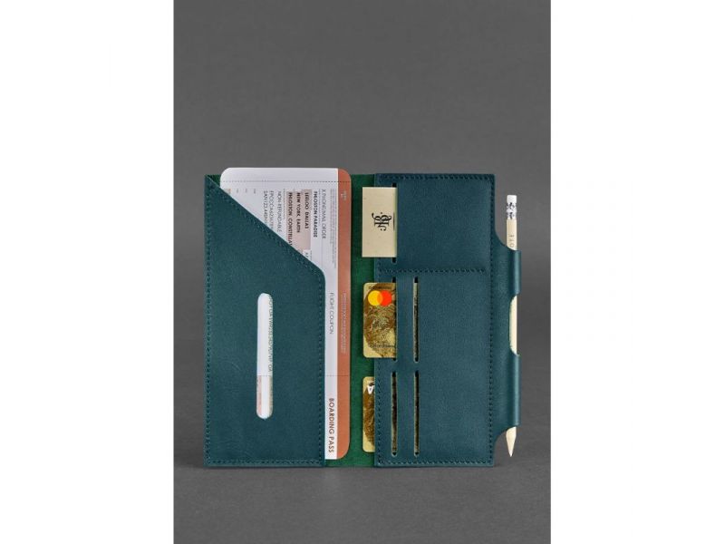 Кожаный тревел-кейс 3.0 зеленый, фото 2