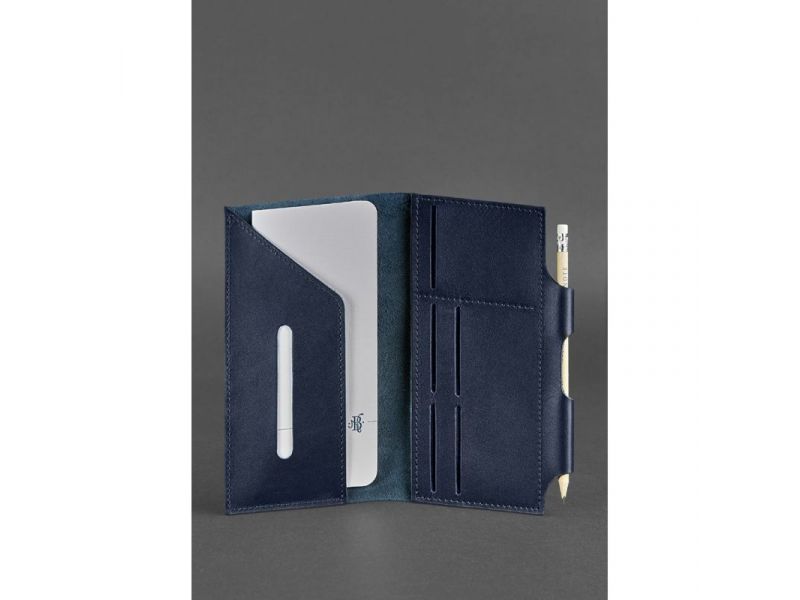 Кожаный тревел-кейс 3.0 Темно-синий, фото 3