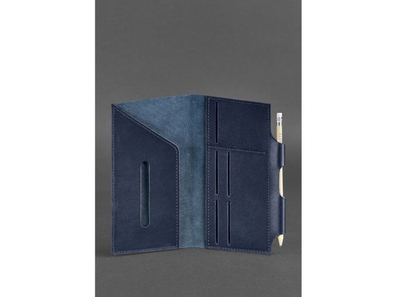 Кожаный тревел-кейс 3.0 Темно-синий, фото 4