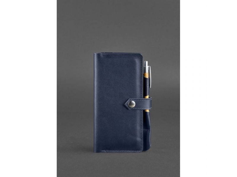 Кожаный тревел-кейс 4.0 Темно-синий, фото 1