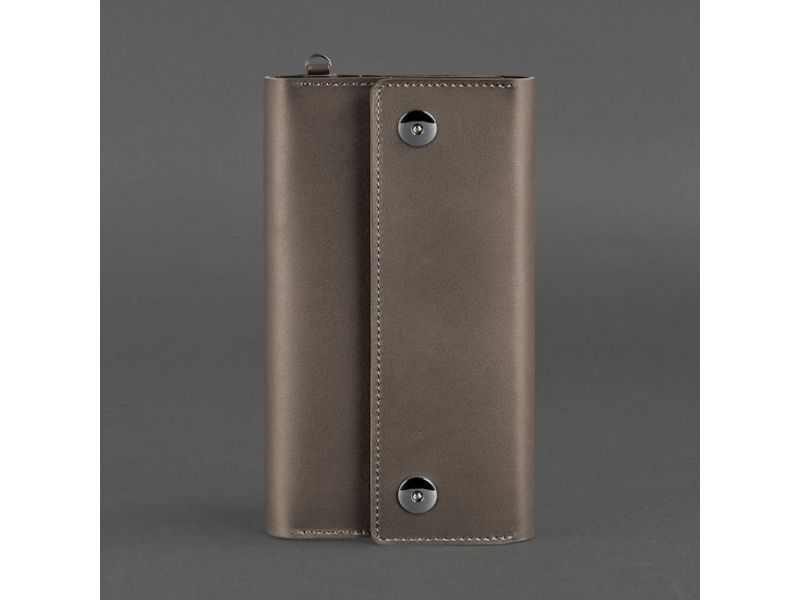 Кожаный клатч-органайзер (Тревел-кейс) 5.0 темно-бежевый, фото 5