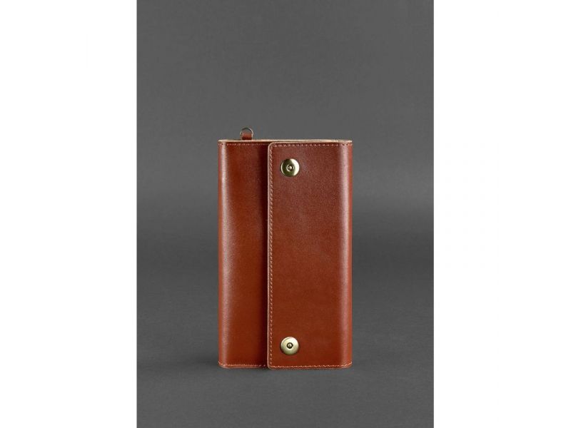 Кожаный клатч-органайзер (Тревел-кейс) 5.0 светло-коричневый, фото 1