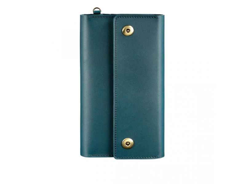 Кожаный клатч-органайзер (Тревел-кейс) 5.0 зеленый, фото 6