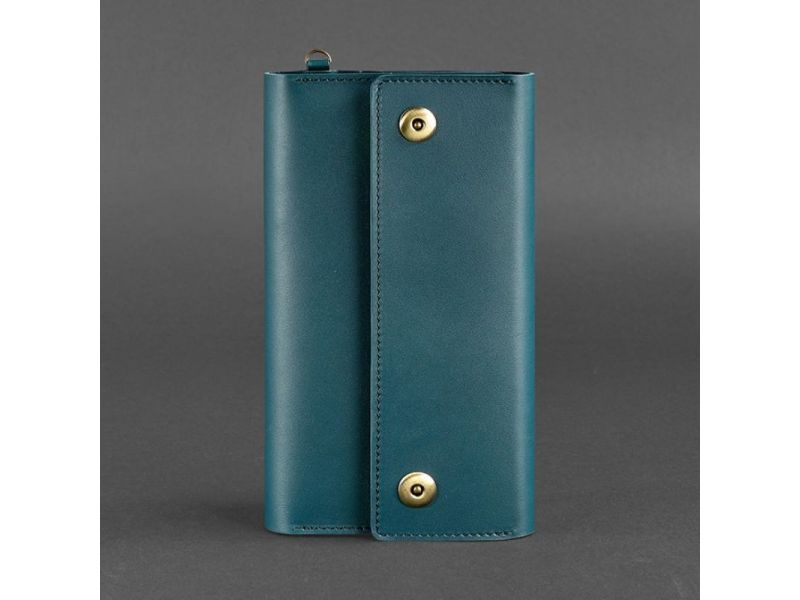Кожаный клатч-органайзер (Тревел-кейс) 5.0 зеленый, фото 5