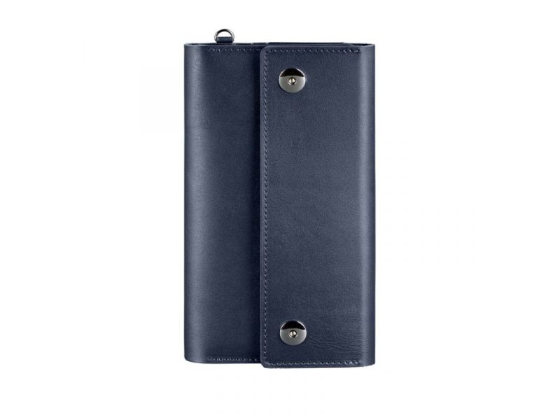 Кожаный клатч-органайзер (Тревел-кейс) 5.0 Темно-синий, фото 7