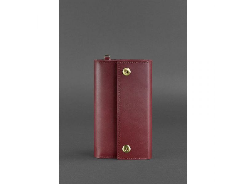 Кожаный клатч-органайзер (Тревел-кейс) 5.0 бордовый, фото 1