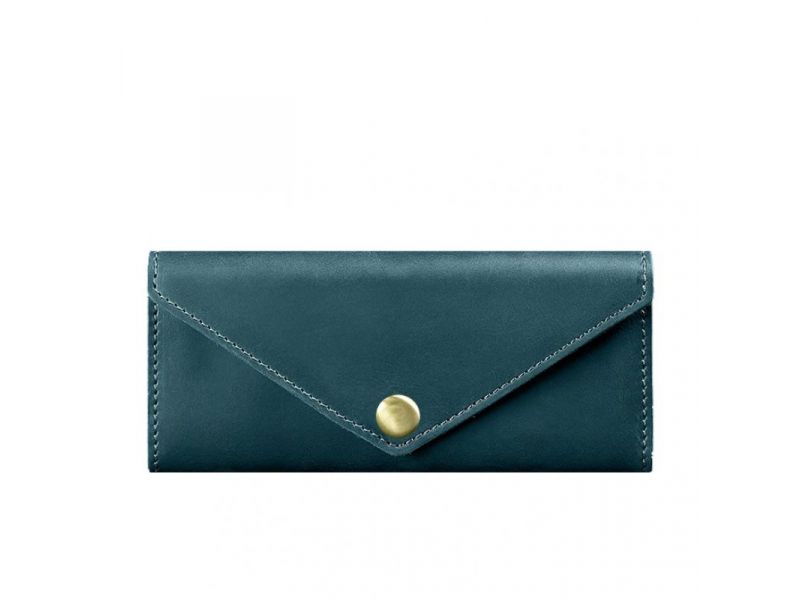 Женский кожаный кошелек Керри 1.0 зеленый, фото 6