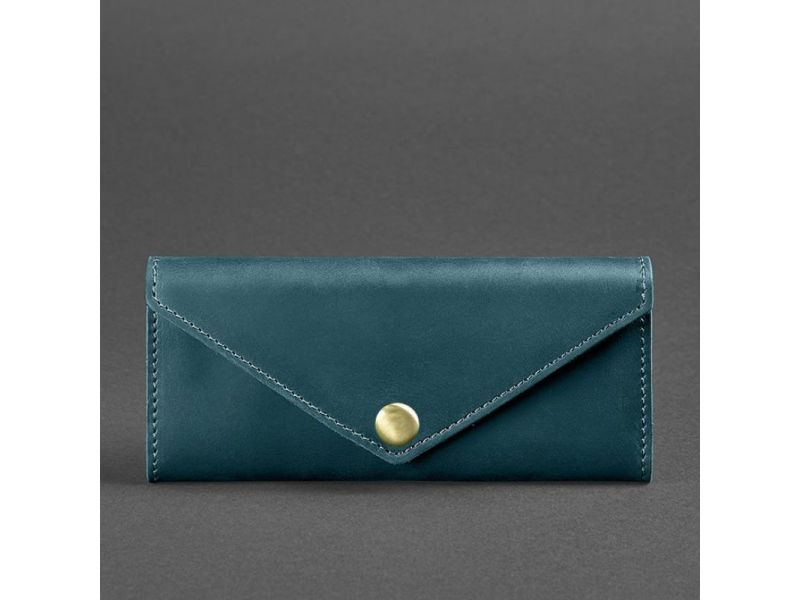 Женский кожаный кошелек Керри 1.0 зеленый, фото 5