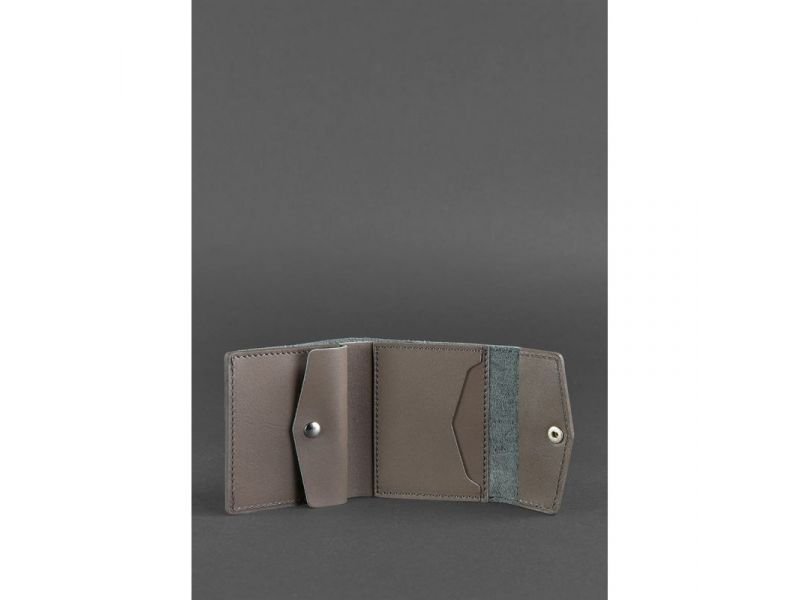 Женский кожаный кошелек 2.1 темно-бежевый, фото 3