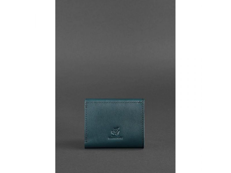 Женский кожаный кошелек 2.1 зеленый, фото 4