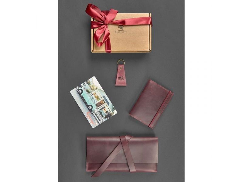 Набор кожаных аксессуаров для путешественника Венеция (кожа crazy horse), фото 2