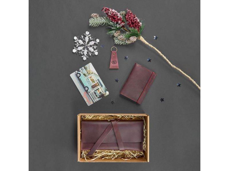 Набор кожаных аксессуаров для путешественника Венеция (кожа crazy horse), фото 4