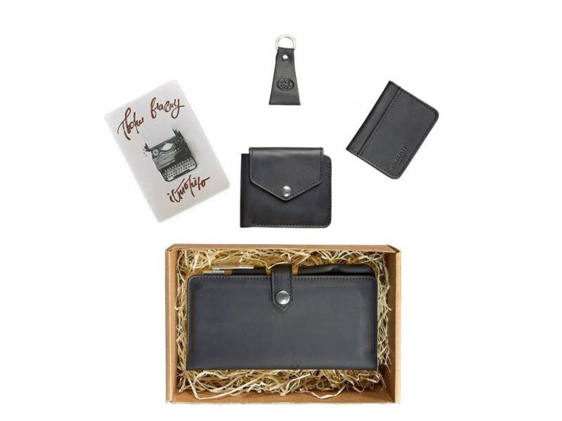 Набор кожаных аксессуаров для путешественника Дублин (кожа crazy horse), фото 4