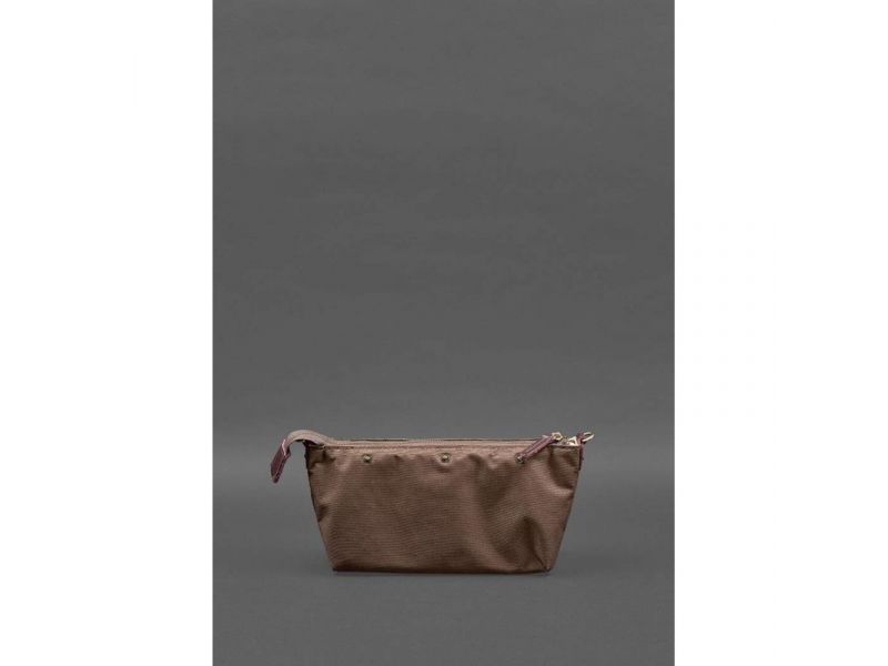 Кожаная женская сумка Пазл S бордовая Krast, фото 4