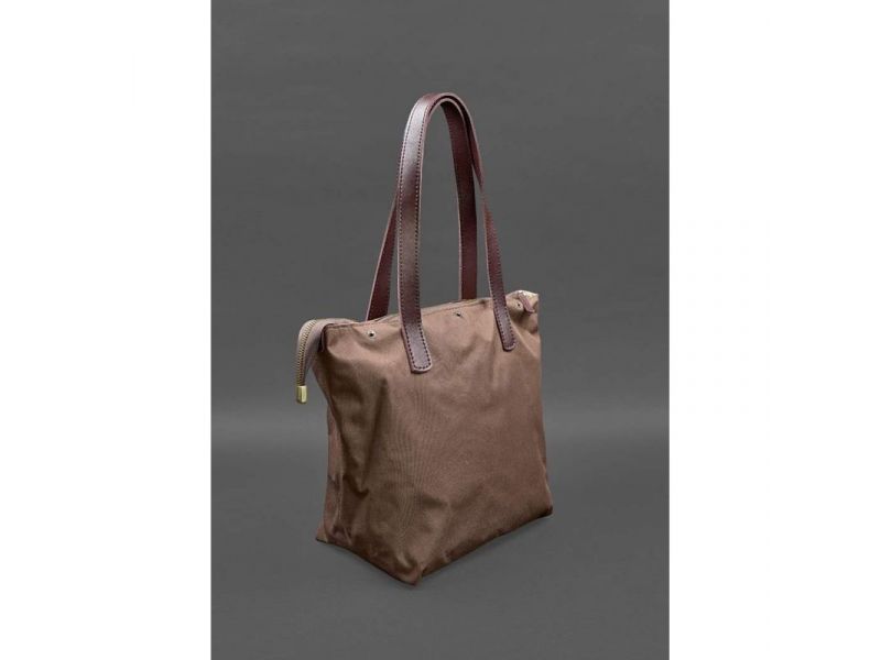 Кожаная плетеная женская сумка Пазл L бордовая краст, фото 5