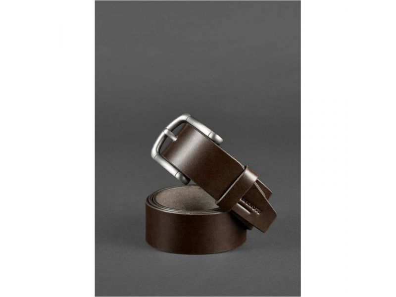 Мужской ремень 40 мм коричневый, фото 2