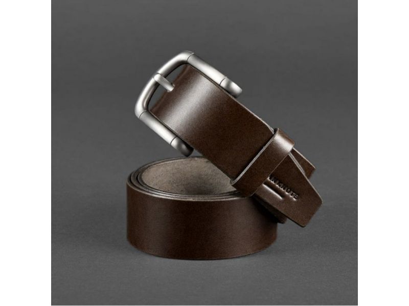 Мужской ремень 40 мм коричневый, фото 5