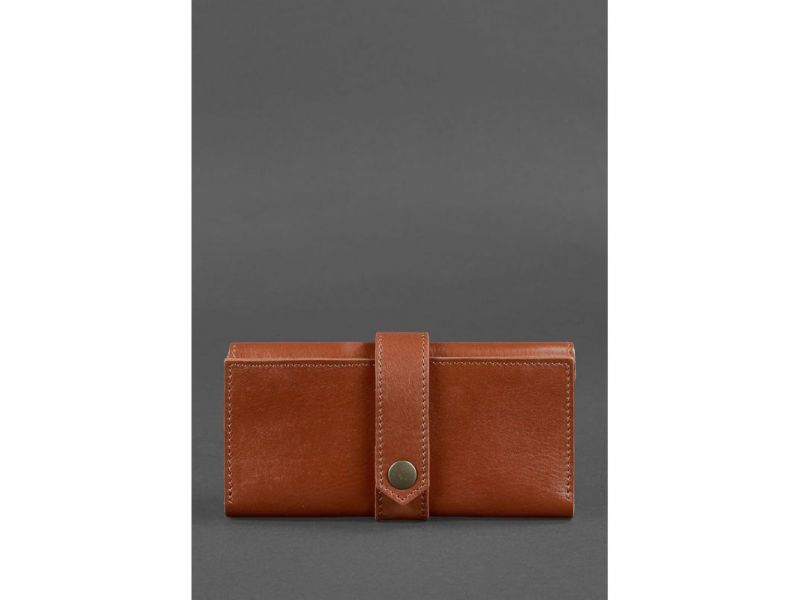 Кожаное портмоне 3.0 светло-коричневое, фото 1