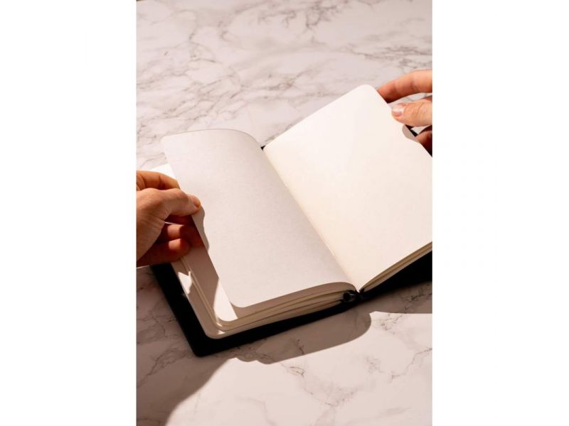 Кожаный блокнот (Софт-бук) 4.0 черный, фото 7