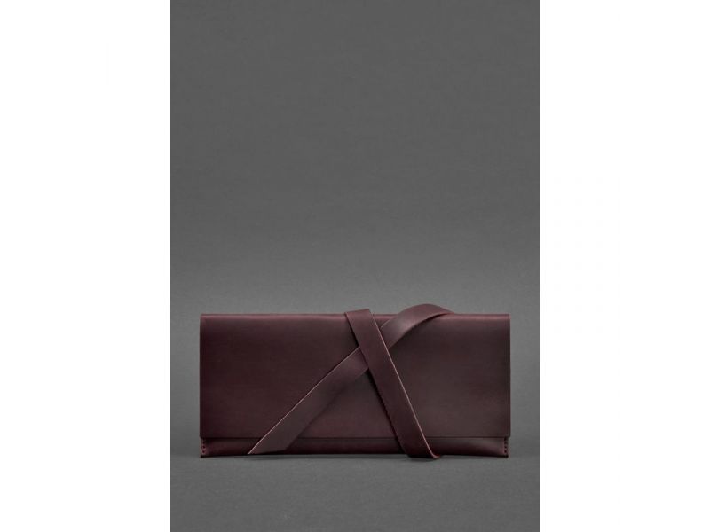 Кожаный тревел-кейс Voyager 1.0 Krast бордовый, фото 1