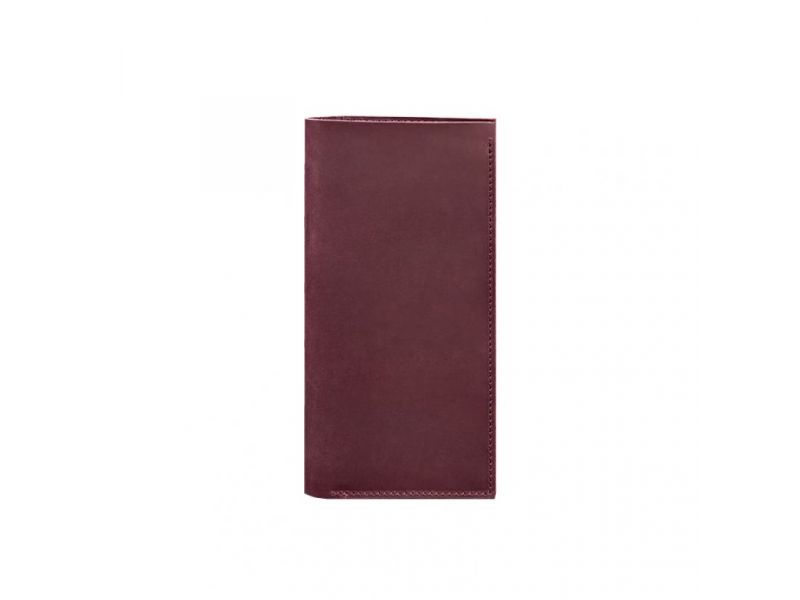 Кожаный тревел-кейс 3.1 бордовый Crazy Horse, фото 8