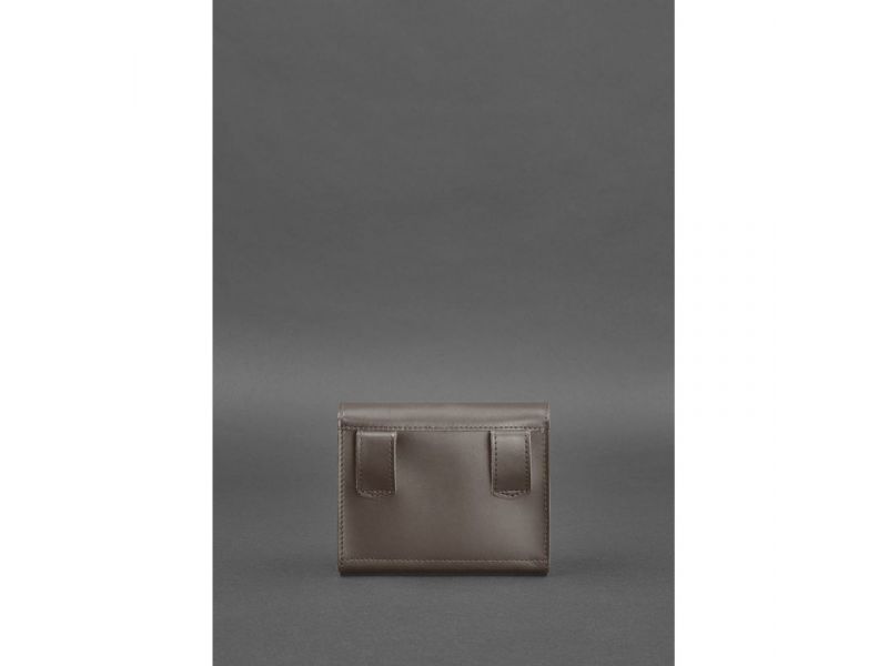 Набор женских кожаных сумок Mini поясная/кроссбоди темно-бежевый, фото 5