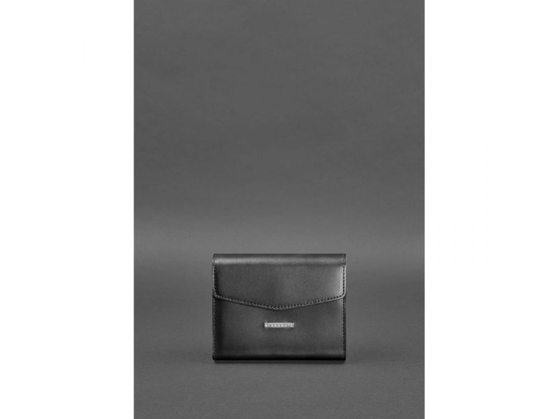 Женская кожаная сумка поясная/кроссбоди Mini черная, фото 2