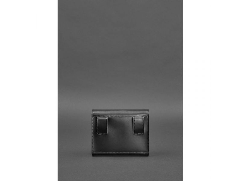 Набор женских черных кожаных сумок Mini поясная/кроссбоди, фото 5