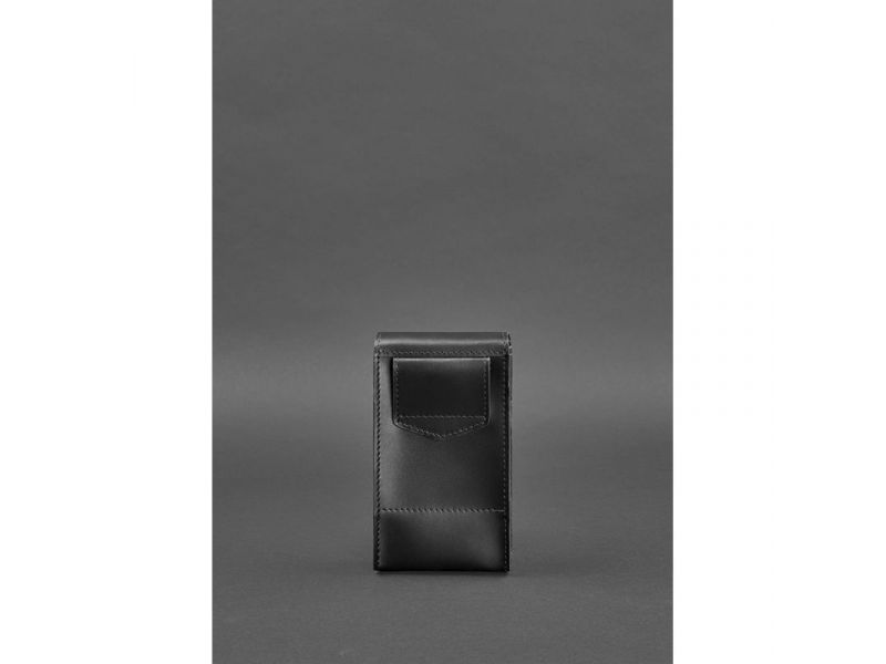 Набор женских черных кожаных сумок Mini поясная/кроссбоди, фото 9