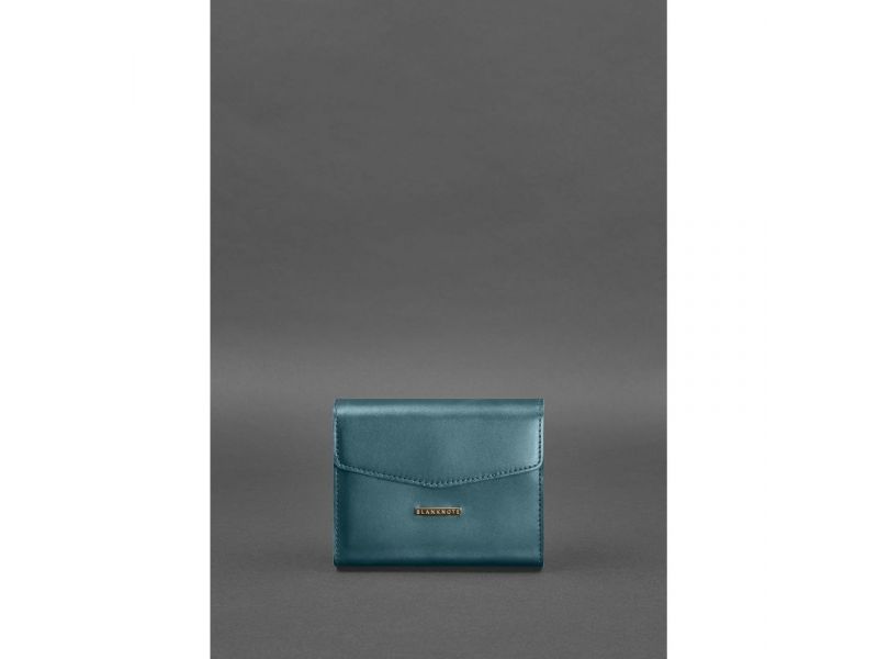 Женская кожаная сумка поясная/кроссбоди Mini зеленая, фото 2