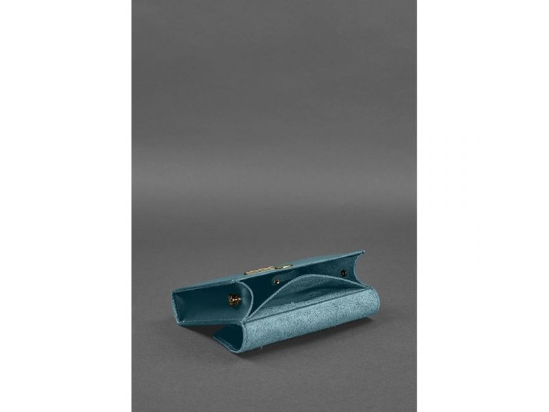 Набор женских зеленых кожаных сумок Mini поясная/кроссбоди, фото 6