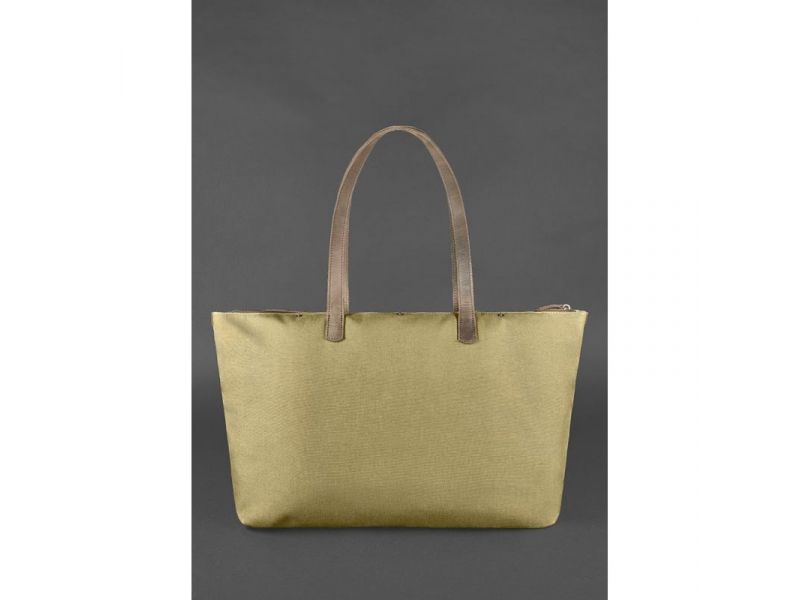 Кожаная плетеная женская сумка Пазл Xl темно-коричневый Crazy Horse, фото 4