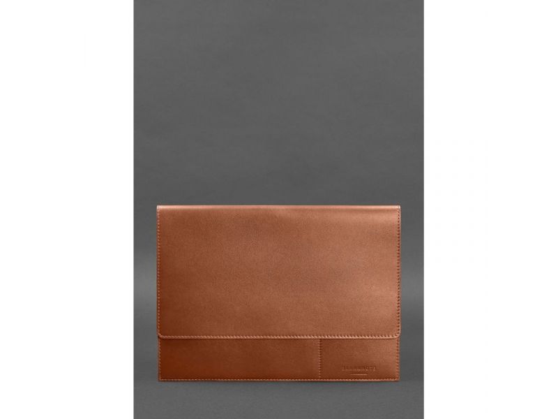 Кожаная папка для документов А4 (на магнитах) светло-коричневая, фото 1