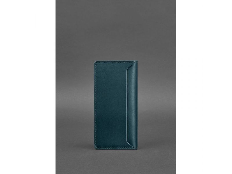Кожаное портмоне-купюрник 11.0 зеленое, фото 4
