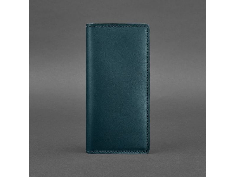Кожаное портмоне-купюрник 11.0 зеленое, фото 5